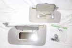 00-06 Nissan Sentra Sunvisors W/ Clips Dual Mirrors Gray One Light. Fixed Price $99.50.