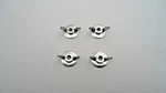 4 Old School Stainless Steel Wing Nuts! Ford Pickup F150 F250 F350 F100 Etc. Fixed Price $29.50.