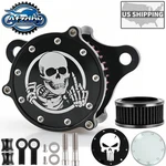 Skull Air Filter Cleaner Intake For Harley Sportster XL1200 Iron 883 Roadster. Fixed Price $42.99.