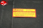 66 Dodge Charger 361 Air Cleaner Service Instructions Decal Mopar Part # 2402672. Fixed Price $18.58.