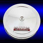 Air Cleaner Pontiac 400 Engines With Red High Performance Emblem Chrome. Fixed Price $67.99.