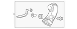 Genuine Honda Tube Assembly Air (a) 17252-5LA-A00. Fixed Price $23.12.