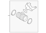 Genuine Nissan Engine Air Intake Hose 16576-EZ30C. Fixed Price $108.80.