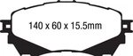 Ebc Ultimax Front Brake Pads For Mazda 6 2.2 Td (gj) (173 Bhp) (2015 On). Fixed Price $64.42.