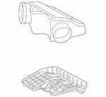 Genuine Volkswagen 2012-2014 Routan Sel Air Intake Resonator 7B0-129-561-B. Fixed Price $42.76.