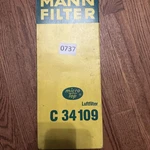 Nos Mann Air Filter Engine C-34109 Volkswagen 035133843 069129620 Vw Audi 5-CYL. Fixed Price $20.00.