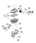Genuine Mopar Air Inlet Duct 68292830AA. Fixed Price $36.32.