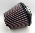 K&n Small Air Filter Offset 2-3/8" Id Clamp On Flange With Vac Port 4.5" Height. Fixed Price $31.45.