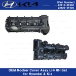 Genuine Oem 224103F400 Rocker Cover Assy Lh+rh Set For Hyundai Genesis Kia K900. Fixed Price $225.00.
