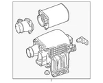 Genuine Mercedes-benz Damping Air Filter 274-090-17-01-64. Fixed Price $186.96.