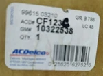 Acdelco GM#10322538 Cabin Filter. Fixed Price $27.99.