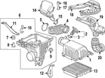 Genuine Honda Air Filter Housing 17201-68A-A00. Fixed Price $67.45.