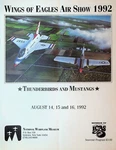 Wings Of Eagles Air Show 1992 Program Thunderbirds Mustangs Geneseo Ny. Fixed Price $24.23.