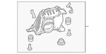 Genuine Honda Air Cleaner Cover 17201-5LA-A00. Fixed Price $57.33.