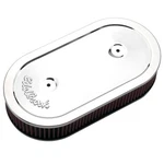 Edelbrock 1236 Pro-flo Chrome Oval Air Cleaner Single 4-BBL Carb 2.5" Cotton. Fixed Price $142.61.