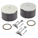 Empi 8801 Chrome Round Cleaner Assembly Solex/kadron 5-3/4" 3-3/4" Pair. Fixed Price $73.99.
