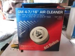 Nos Gm Ac Delco 4-7/16 Chrome Air Cleaner 141-320 New In Box. Fixed Price $19.75.