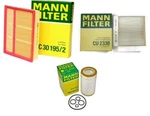 Mann Oil Air Paper Cabin Filter Kit For Mercedes W163 ML320 ML350 ML500 ML55 Amg. Fixed Price $52.95.