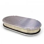15" Oval Full Finned Air Cleaner With Element - Vintage VPAA151 Street Custom. Fixed Price $110.00.