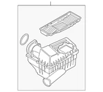 Genuine Volkswagen Air Cleaner Assembly 1K0-129-607-AS. Fixed Price $444.39.