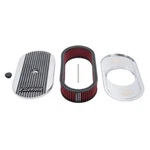 Edelbrock Air Cleaner Elite Ii Oval Single 4-BBL Carb 2 5IN Red Element Polished. Fixed Price $188.95.
