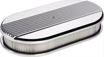 Billet Spec Air Filter Assembly Large Oval Aluminum Ribbed Design 2" H. Fixed Price $273.95.