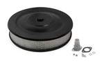 Air Cleaner Black 14" Round 3" High Mr Gasket 1402G Barrel Carb Recessed Base. Fixed Price $35.00.
