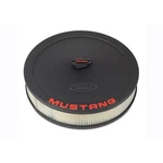 Ford Racing Air Cleaner 13" Round Black With Oval Logo And Red Mustang Text. Fixed Price $98.99.