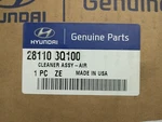 Genuine Hyundai 28110 3Q100 Air Cleaner Intake Filter Housing For 11-14 Sonata. Fixed Price $69.44.