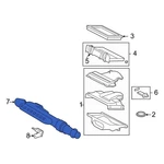 Ford F-150 2004-2008 5L3Z9F721B Engine Air Intake Hose. Fixed Price $142.05.