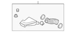 Genuine Nissan Engine Air Intake Hose 16576-JG30A. Fixed Price $244.82.