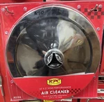 Rpc R2195 14 X 3 Chrome Plain Drop Base Air Cleaner Set. Fixed Price $65.00.