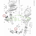 1PAIR For Bentley Continental Gtc W12 Intake Duct Pipe 3W0129367A / 8A. Fixed Price $465.21.