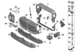 New Genuine Bmw X7 Air Duct With Flap Control, Upper - 51749853855. Fixed Price $531.00.