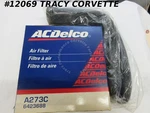 1967-1969 Corvette 3X2 Nos 6423688 A273C Foam Air Filter Element With Tri-power. Fixed Price $149.00.