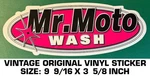 Mr. Wash - Vintage Original Vinyl Decal Sticker Motorcycles. Fixed Price $9.50.