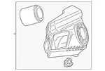 Genuine Audi Air Filter And Housing Assembly 4G0-133-838-F. Fixed Price $355.84.