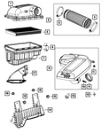 Air Cleaner Seal Mopar 68105185AA. Fixed Price $41.01.