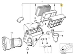 Air Filter Frame For Bmw E-36 E-38 E-39. Fixed Price $49.95.