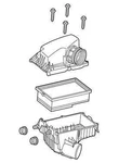 Air Cleaner Box Oem 14-15 Fiat 500 68202150AA. Fixed Price $65.00.